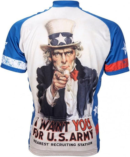 Uncle Sam Men's Cycling Jersey (Medium)