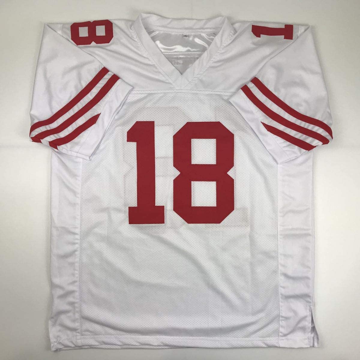 Autographed/Signed Dante Pettis San Francisco White Football Jersey JSA COA