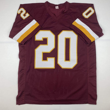 Autographed/Signed Landon Collins Washington Burgundy Football Jersey JSA COA