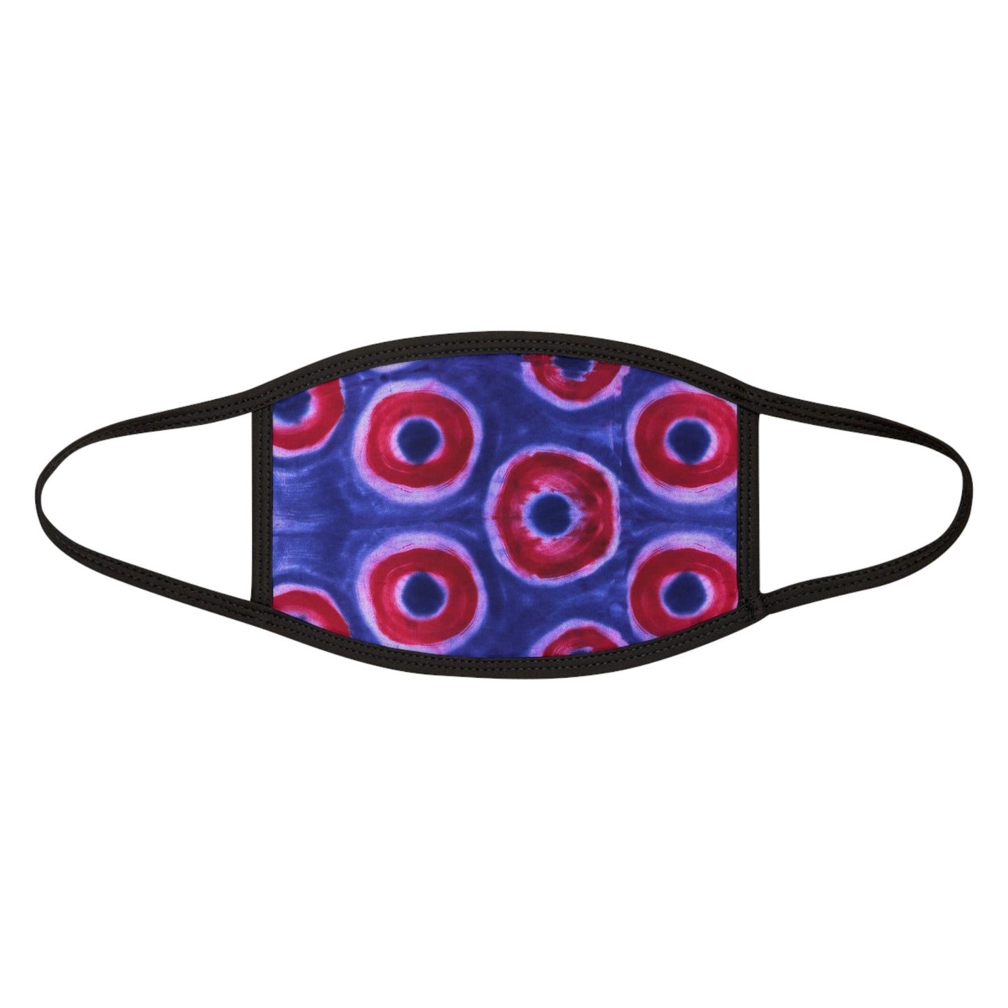 Phish Donuts Cotton Fabric Inside Face Mask