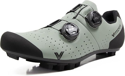 Vittoria KOM MTB Cycling Shoes - Celeste Green/Black EU 43.5