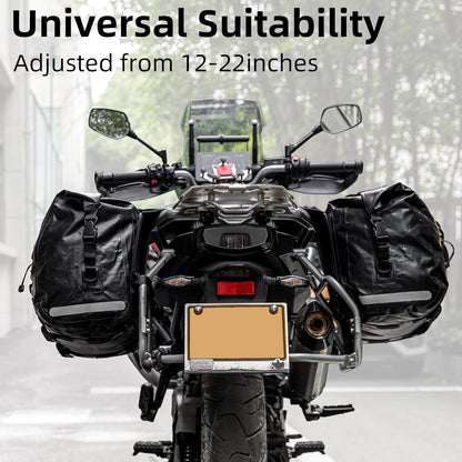 ROCKBROS 60L Waterproof Motorcycle Saddle Bags Durable Removable 2 PCS