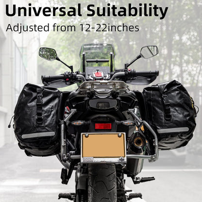 ROCKBROS 60L Waterproof Motorcycle Saddle Bags Durable Removable 2 PCS