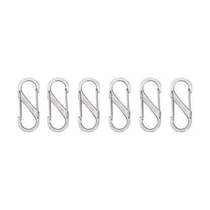 Nite Ize SB1-11-6R3 S-Biner Dual Carabiner, Size #1, Stainless Steel