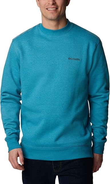 Columbia Men's Hart Mountain II Crew, Shasta Heather, 5X Tall