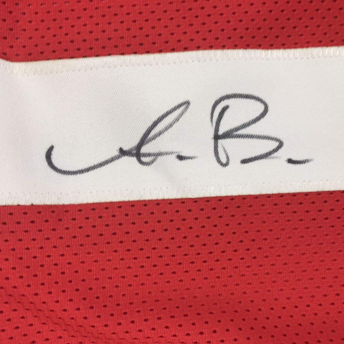 Autographed/Signed AJ A.J. Brown Ole Miss Red College Football Jersey JSA COA