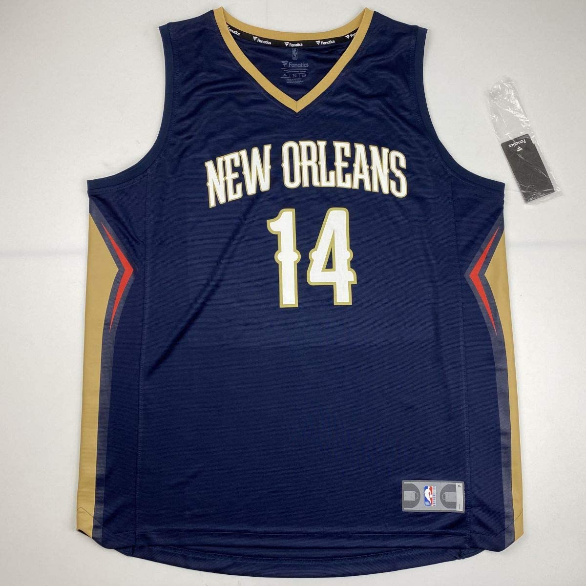Autographed/Signed Brandon Ingram New Orleans Blue Basketball Jersey Fanatics COA