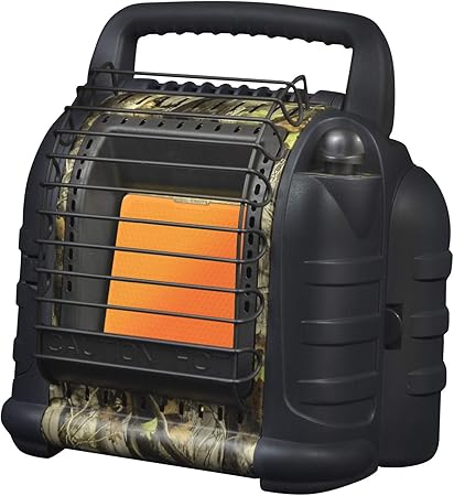 Mr. Heater MH12HB Hunting Buddy Portable Propane Heater - Indoor & Outdoor Use for Patio, Camping, Fishing, Hunting and Tailgating - Camouflage