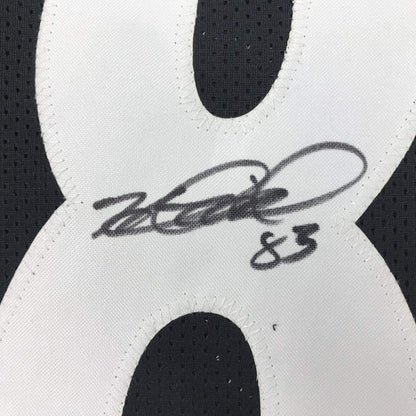 Autographed/Signed Heath Miller Pittsburgh Black Football Jersey JSA COA