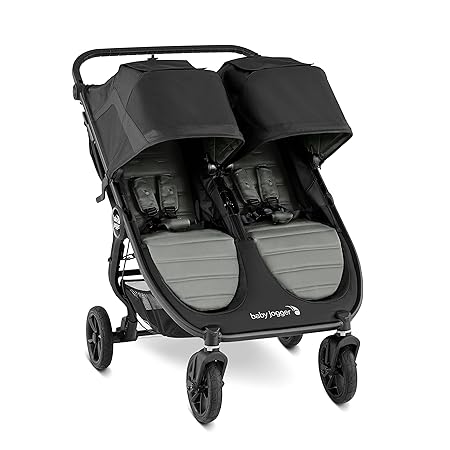 Baby Jogger City Mini GT2 All-Terrain Double Stroller, Slate , 41.1 x 30.5 x 43.1 Inch (Pack of 1)