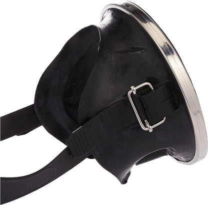 Spearfishing Free Dive Stainless Steel Oval Shape Classic Rubber Mask