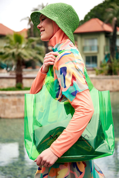 Green Beach Bag C2405