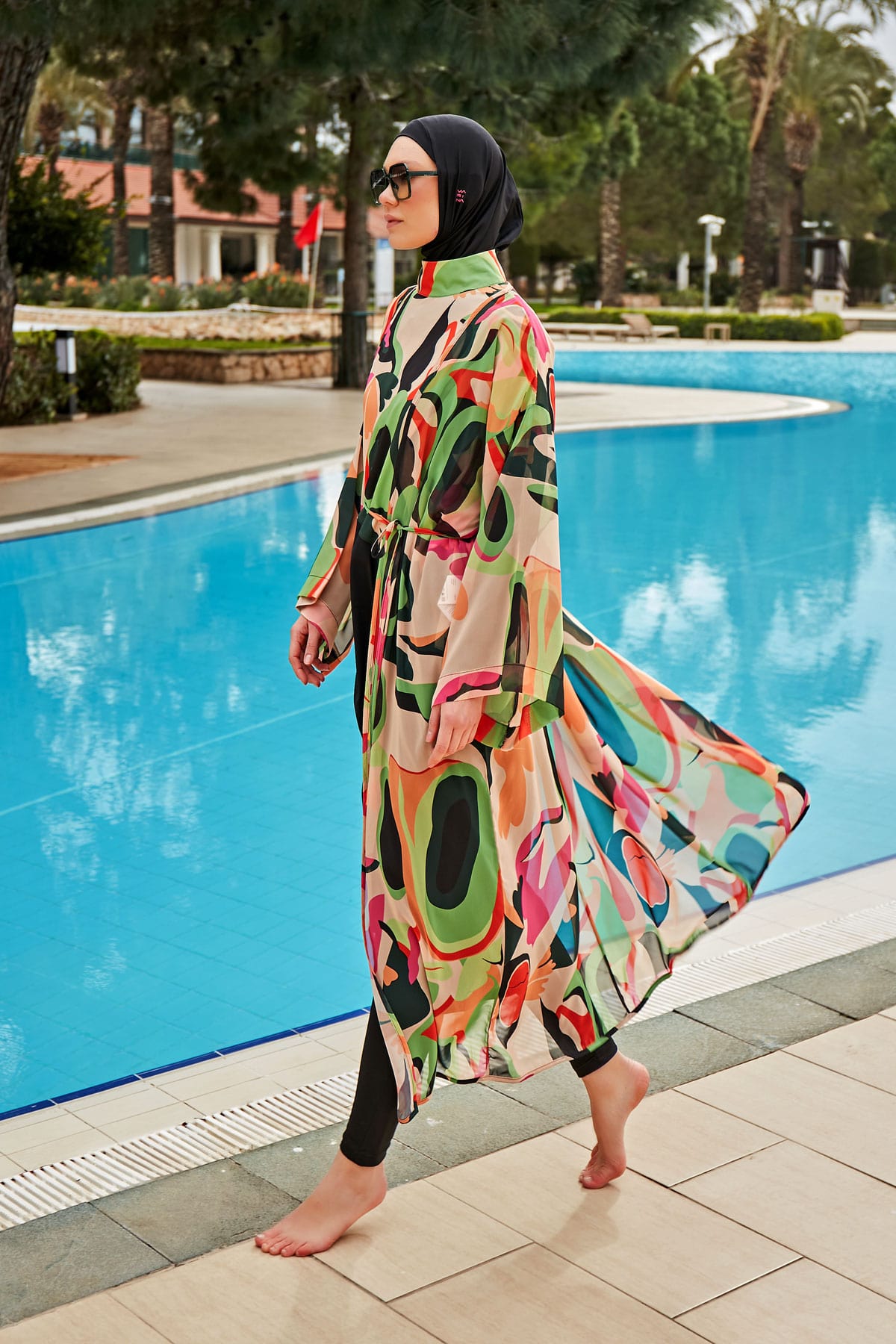 Colourful Pareo Kimono P2414
