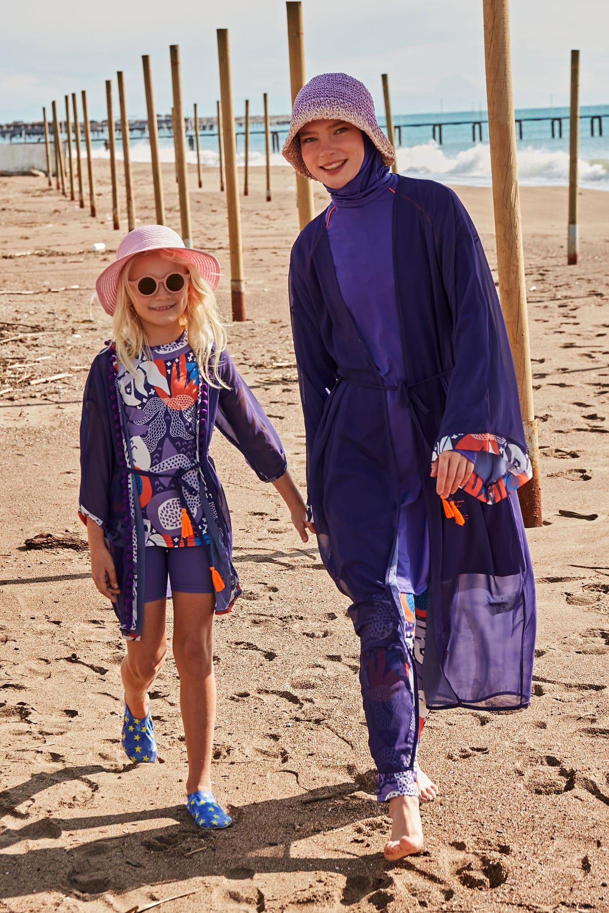 Colorful Printed Kids' Kimono P2421