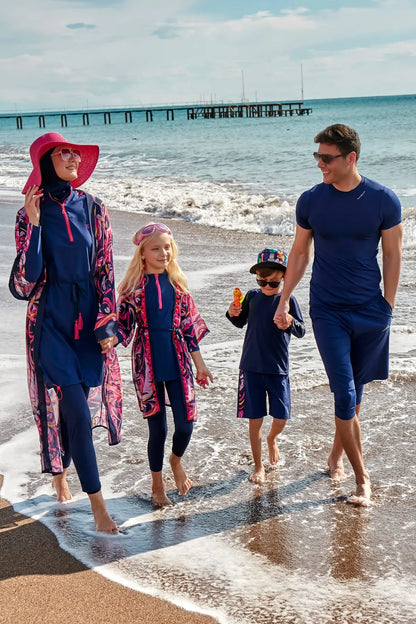 Parachute Navy Blue Girls Swimwear K2402