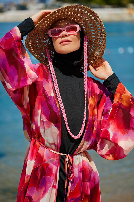 Colourful Pareo Kimono P2341