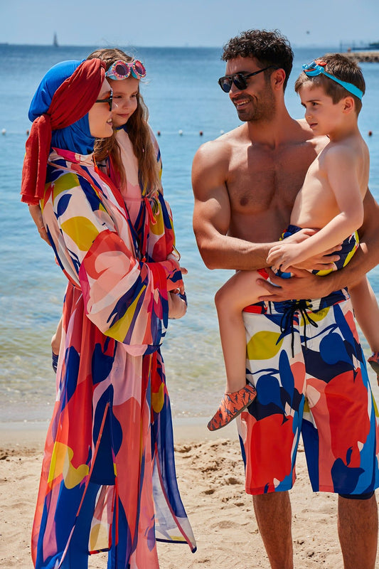 Colourful Pareo Kimono P2330