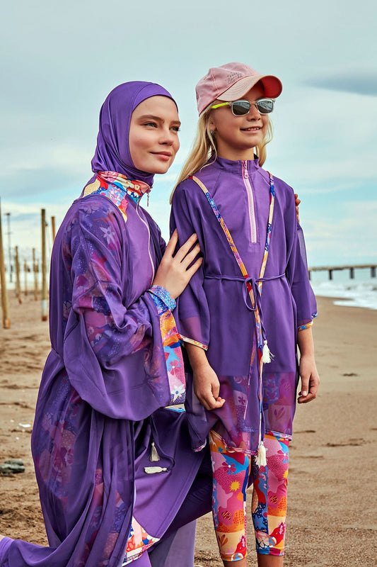 Kids' Purple Kimono P2427