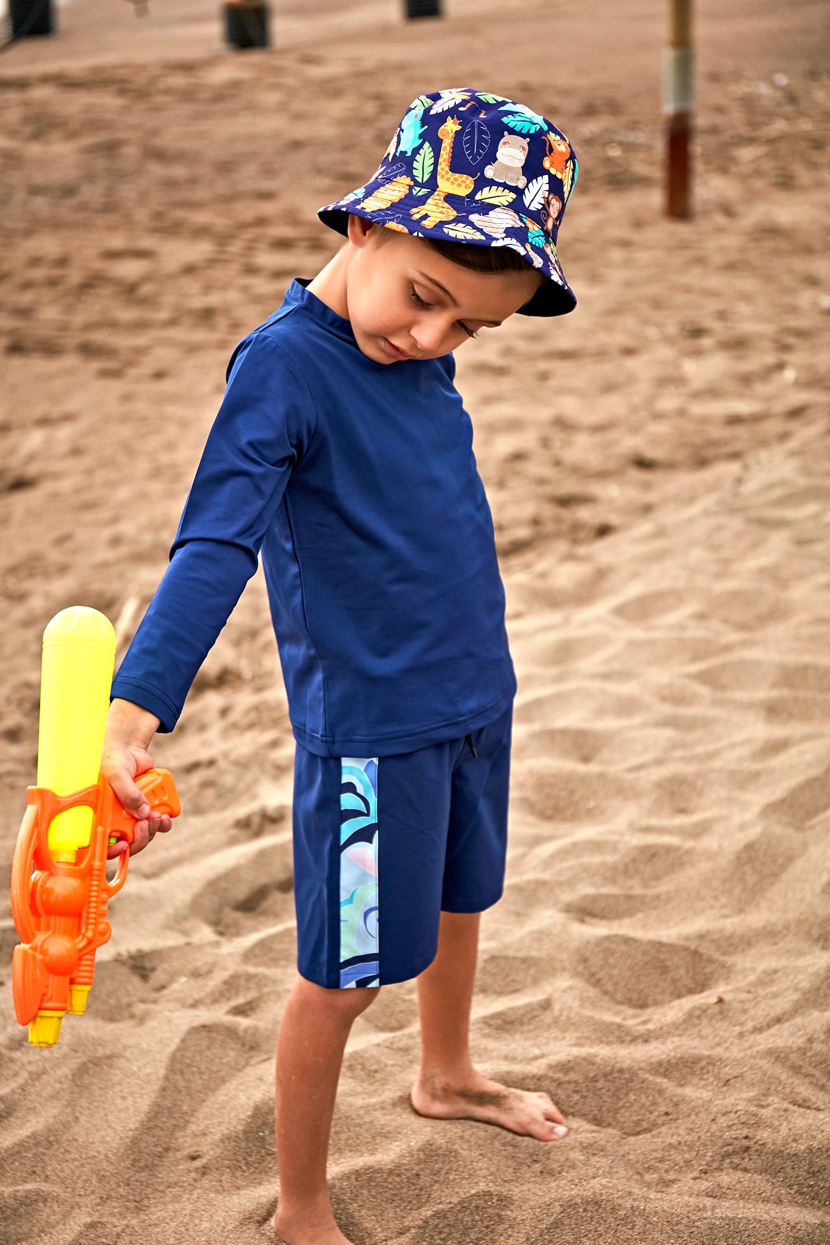 Navy Boys Shorts B2433