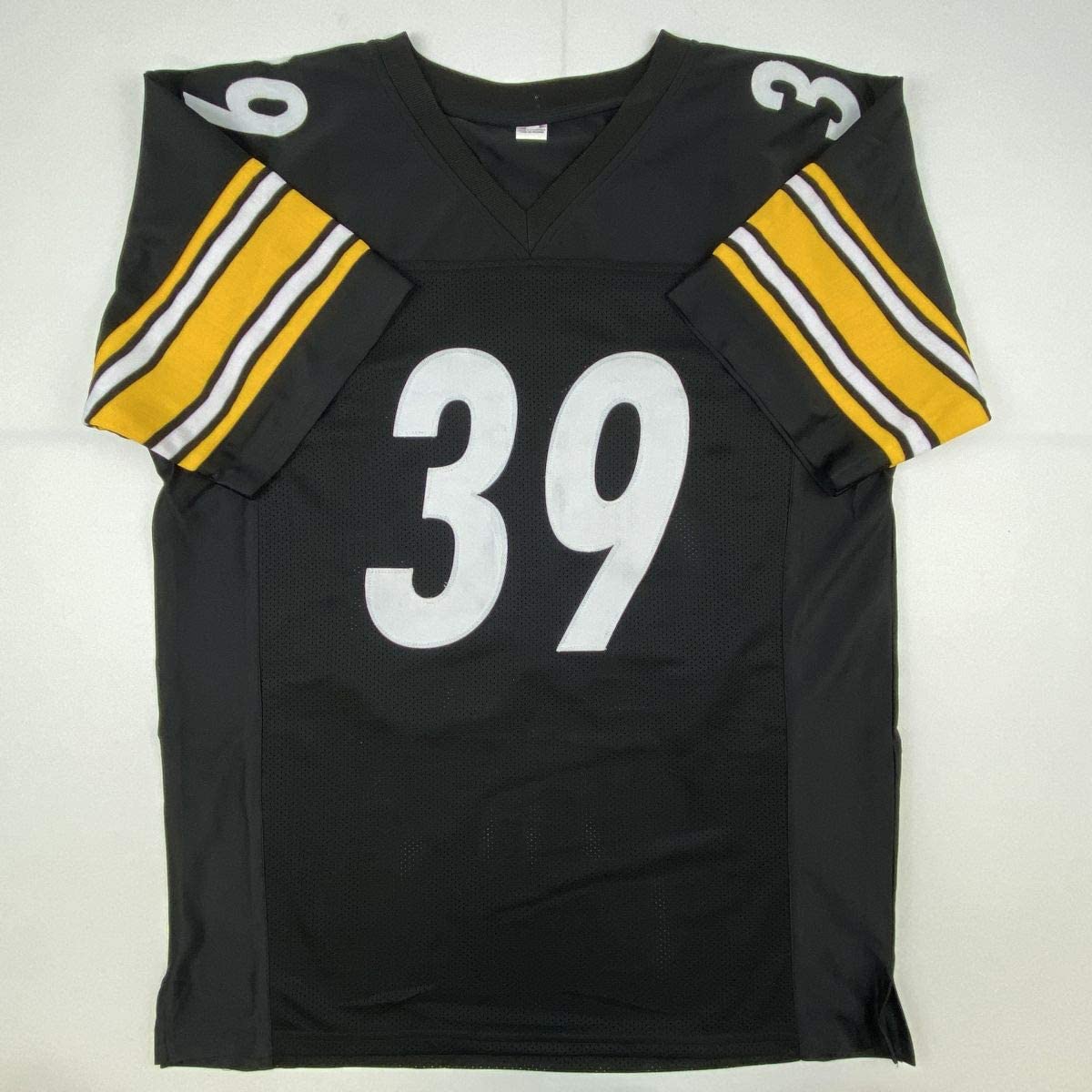 Autographed/Signed Minkah Fitzpatrick Pittsburgh Black Football Jersey JSA COA