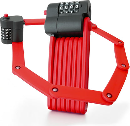 XNITO Folding Lock – 4-Digit Heavy-Duty Combo Lock