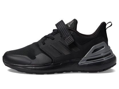 adidas RapidaSport Running Shoe, Black/Black/Black (Elastic), 6.5 US Unisex Big Kid