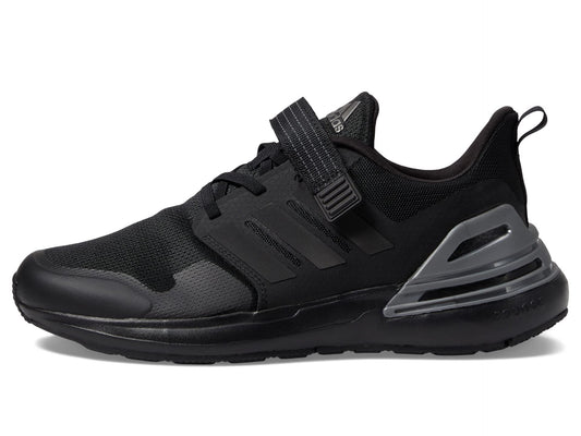 adidas RapidaSport Running Shoe, Black/Black/Black (Elastic), 6.5 US Unisex Big Kid