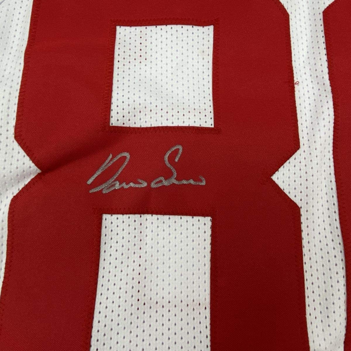 Autographed/Signed Darius Slayton New York White Football Jersey JSA COA