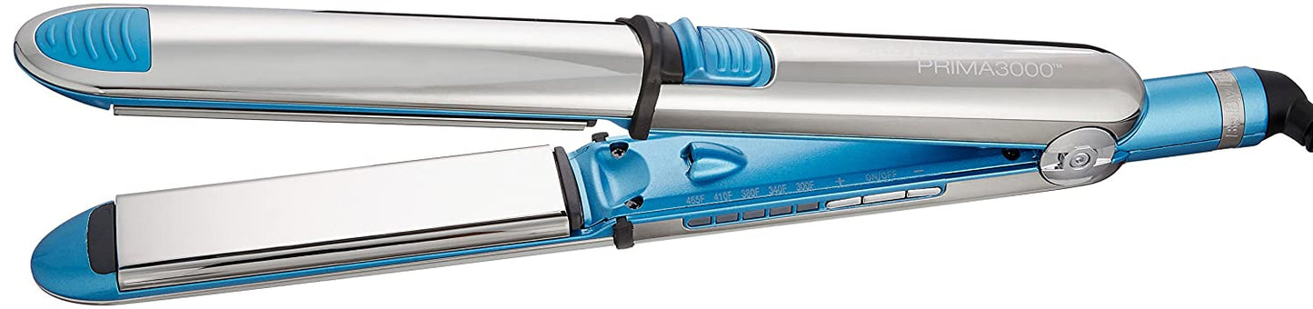 BabylissPRO Nano Titanium Prima Ionic Hair Straightener, Curl and Straighten Hair With One Professional Tool