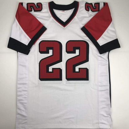 Autographed/Signed Keanu Neal Atlanta White Football Jersey PSA/DNA COA