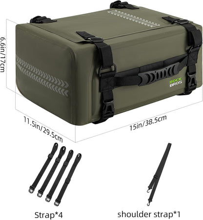 ROCKBROS 30L Waterproof Motorcycle Tail Bag Universal Fit Durable