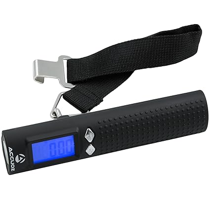 Rechargeable Digital Luggage Scale - 2600mAh Portable Charger & LED Flashlight