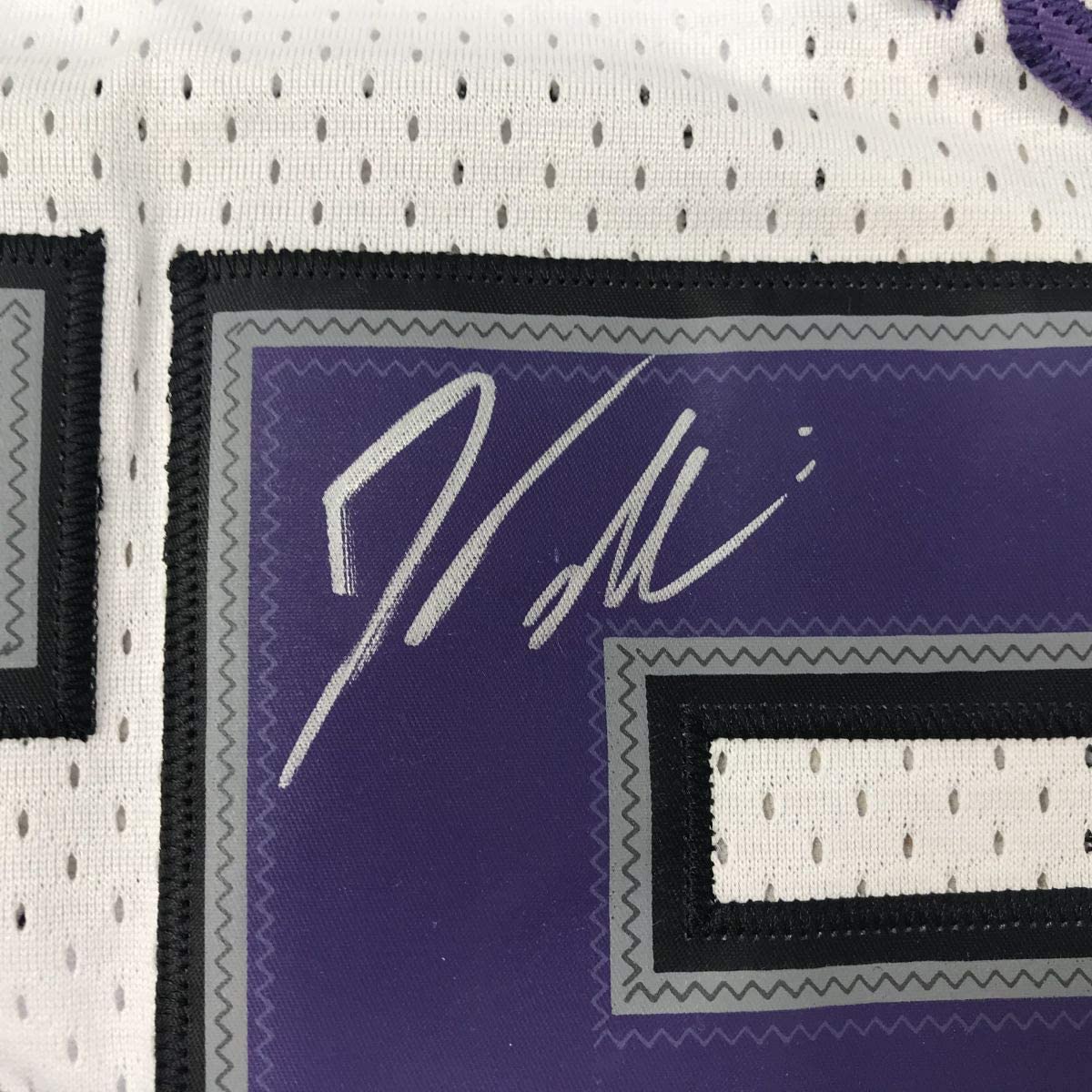 Autographed/Signed Jason Williams Sacramento White Basketball Jersey Beckett BAS COA