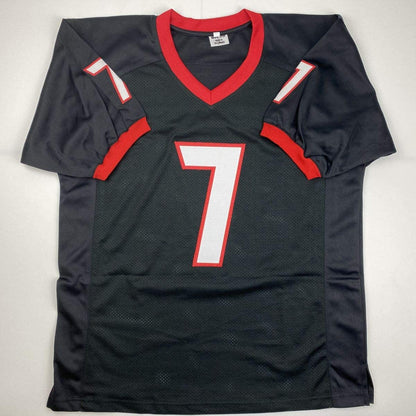 Autographed/Signed D'Andre Swift Georgia Black College Football Jersey JSA COA