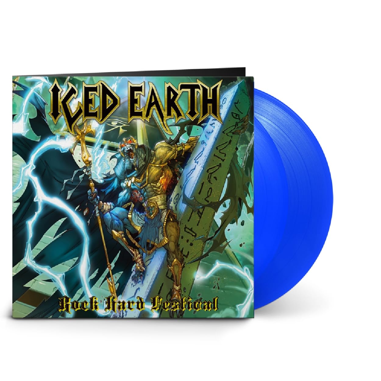 Iced Earth - Rock Hard Festival - Ltd Transparent Blue Vinyl [LP] Vinyl Record