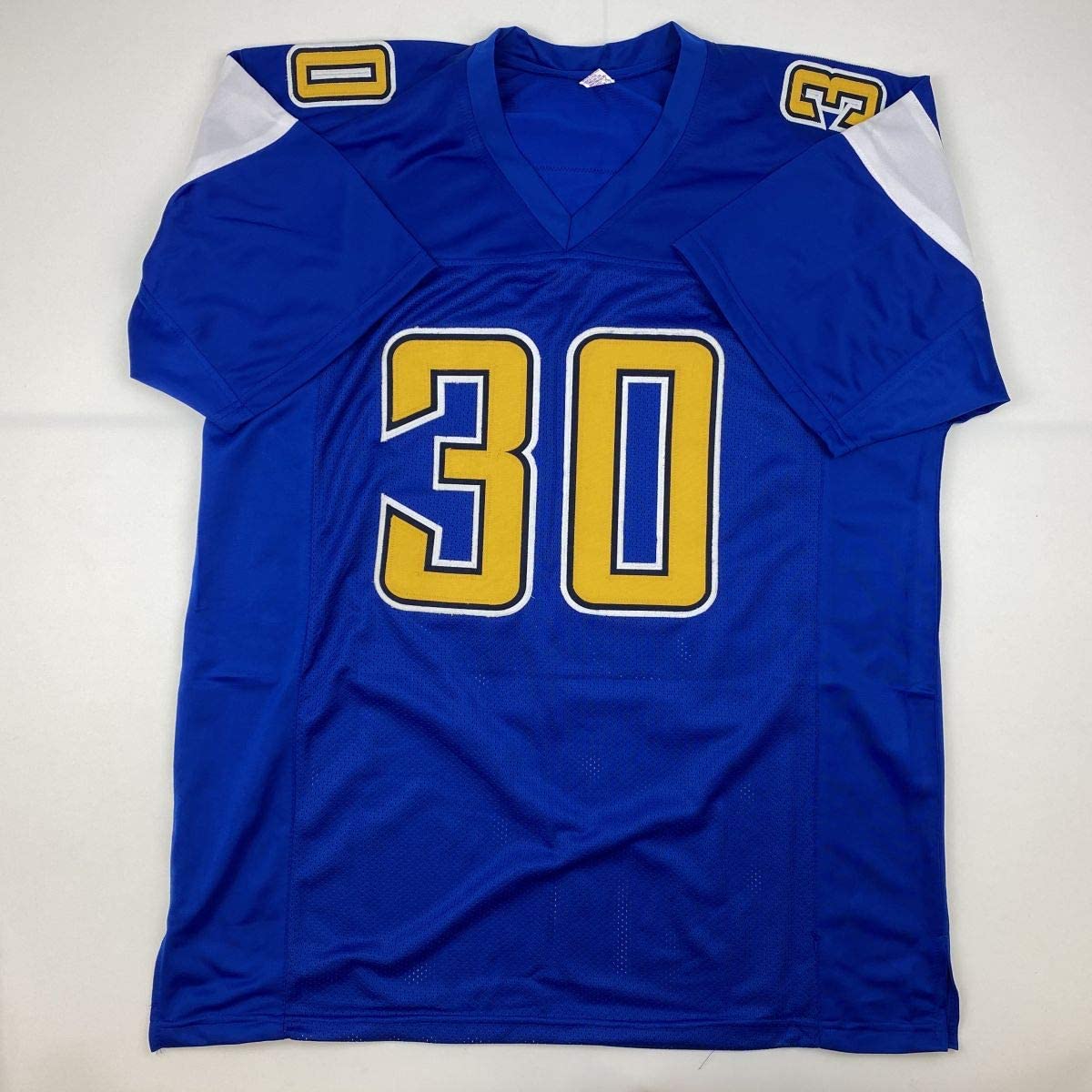 Autographed/Signed Austin Ekeler Los Angeles LA Color Rush Football Jersey PSA/DNA COA