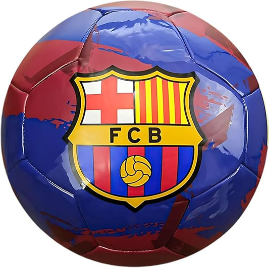Icon Sports Officially Licensed FC Barcelona Size 5 Regulation Non-Toxic PVC Soccer Ball
