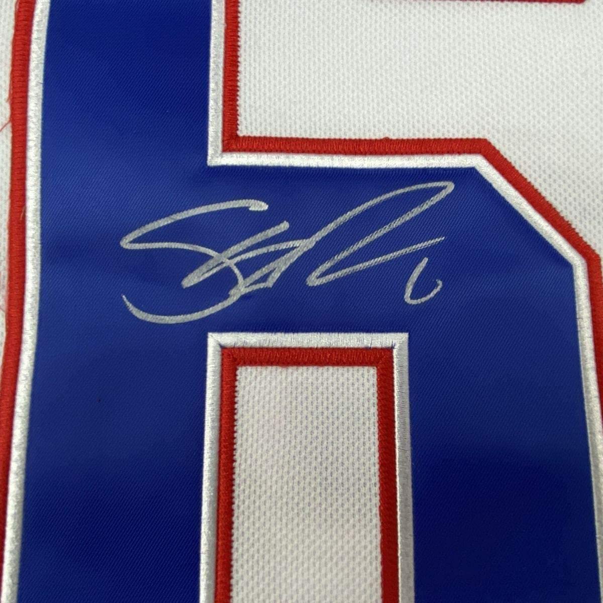 Framed Autographed/Signed Shea Weber 35x39 Montreal White Hockey Jersey JSA COA