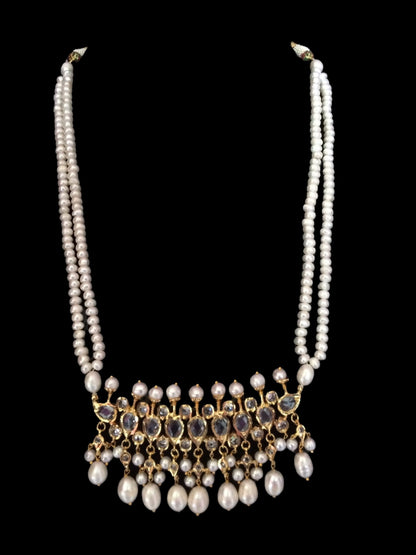 Hyderabadi / Nizami tirmani in fresh water pearls ( SHIPS IN 1 WEEK )