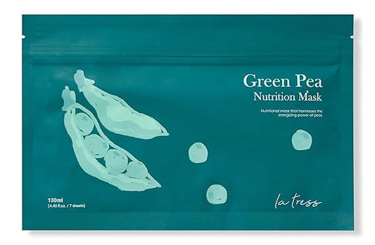 Green Pea Nutrition Korean Face Mask, Korean Beauty Skin Care (7 Sheets)