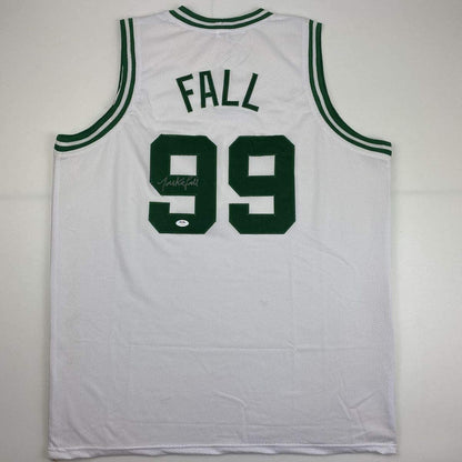 Autographed/Signed Tacko Fall Boston White Basketball Jersey PSA/DNA COA