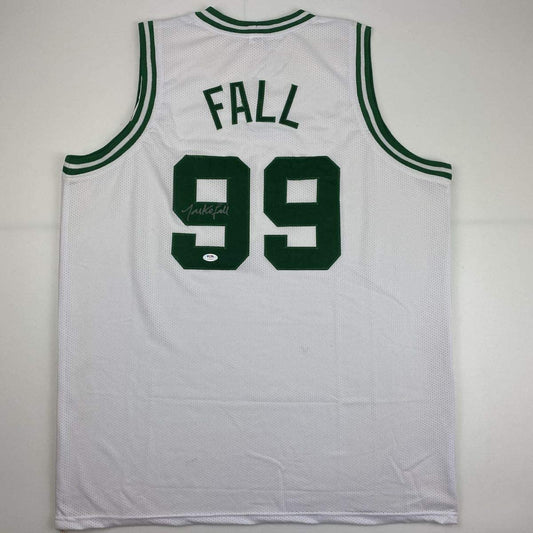 Autographed/Signed Tacko Fall Boston White Basketball Jersey PSA/DNA COA