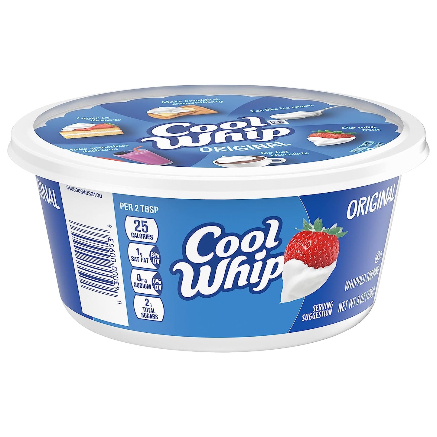 Cool Whip Original Whipped Cream Topping (8 oz Tub)