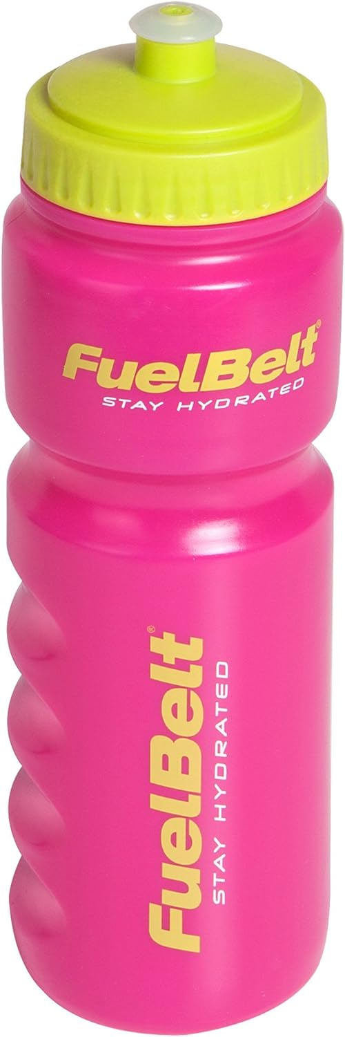 FuelBelt Endurance Bottle, Pink/Green, 24-Ounce