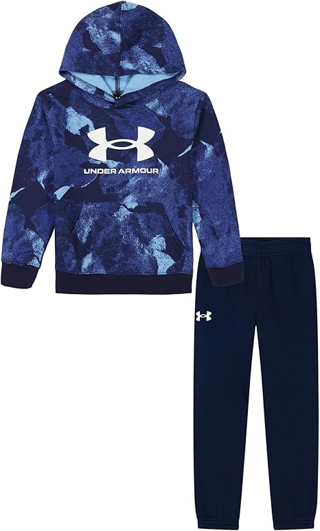 Under Armour UA RS HOODIE SET, Navy Rock Camo, 3T