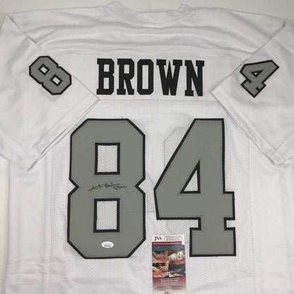 Autographed/Signed Antonio Brown Oakland Color Rush Football Jersey JSA COA
