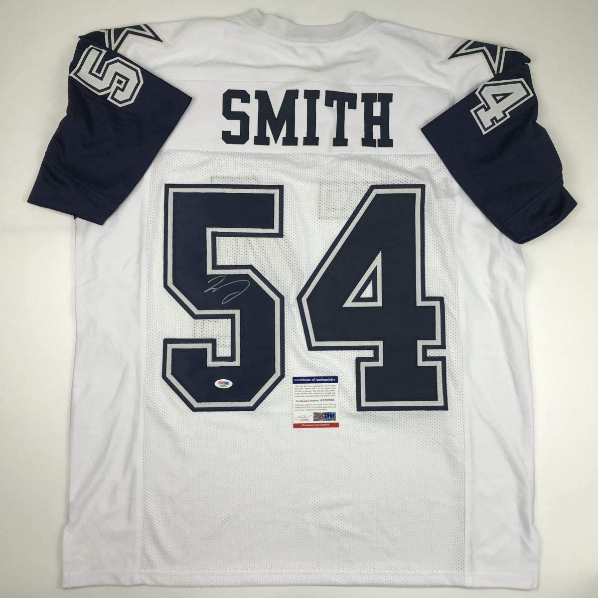 Autographed/Signed Jaylon Smith Dallas Color Rush Football Jersey PSA/DNA COA