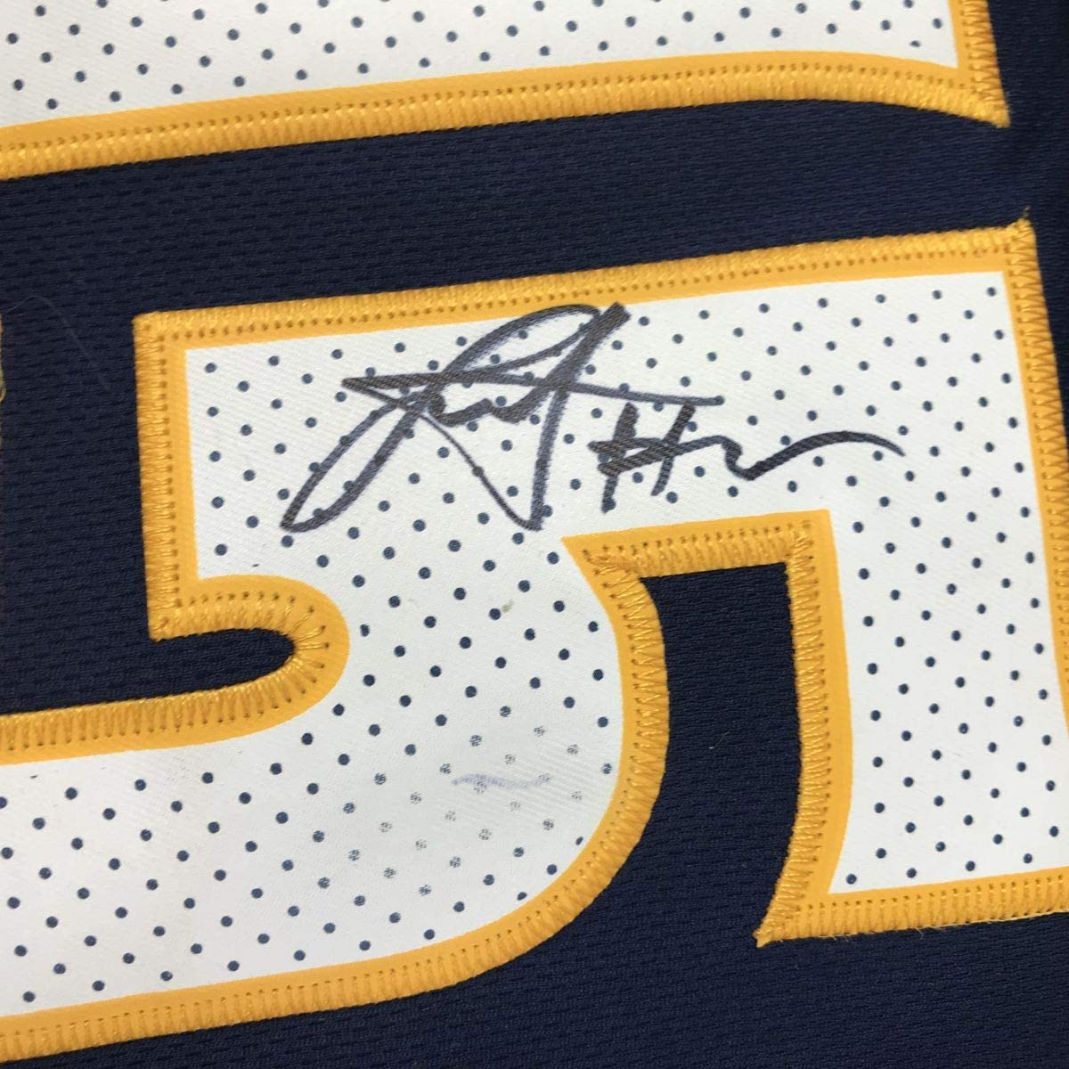 Autographed/Signed Nikola Jokic Denver Blue Basketball Jersey PSA/DNA COA