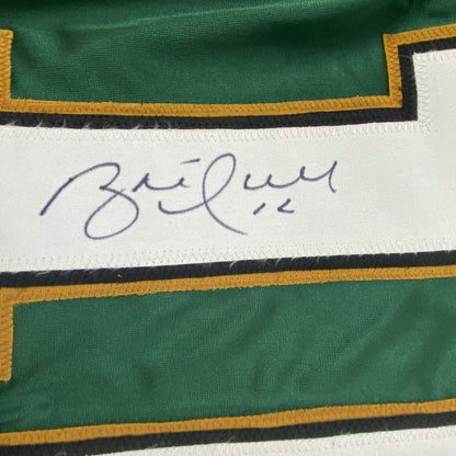 Autographed/Signed Brett Hull Dallas Green Hockey Jersey JSA COA
