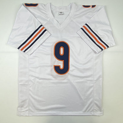 Autographed/Signed Jim McMahon Chicago White Football Jersey JSA COA